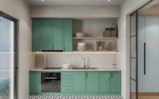 Cuisine couleur vert pour sublimer vos plats