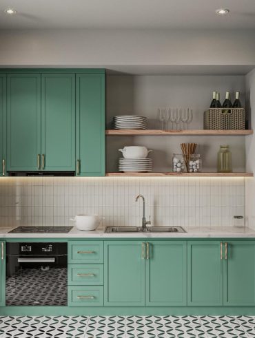 Cuisine couleur vert pour sublimer vos plats