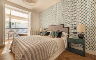 choisir et intégrer du papier peint géométrique